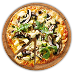 Chicken & Mushroom Pizza 